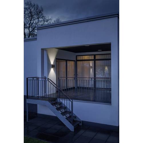 Konstsmide Vale 423-759 Außenwandleuchte LED GU10 14 W Schwarz, Kupfer