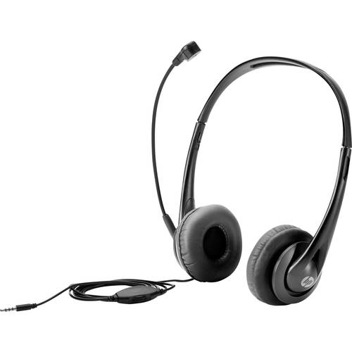 Thumbnail - HP T1A66AA Over Ear Headset kabelgebunden Stereo Schwarz Mikrofon-Rauschunterdrückung Lautstärkeregelung Computer