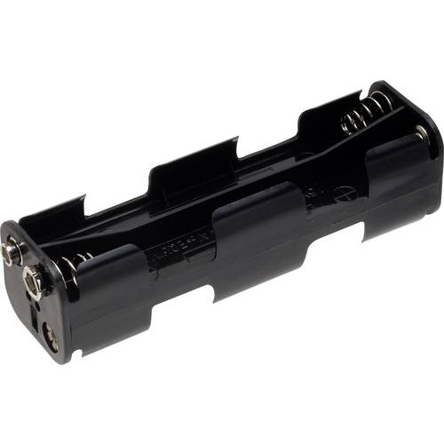 TRU COMPONENTS BH-382B Batteriehalter 8x Mignon (AA) Druckknopfanschluss