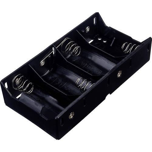 TRU COMPONENTS BH-143D Batteriehalter 4x Mono (D) Lötanschluss