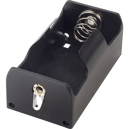 TRU COMPONENTS BH-111-1D Batteriehalter 1x Mono (D) Lötanschluss