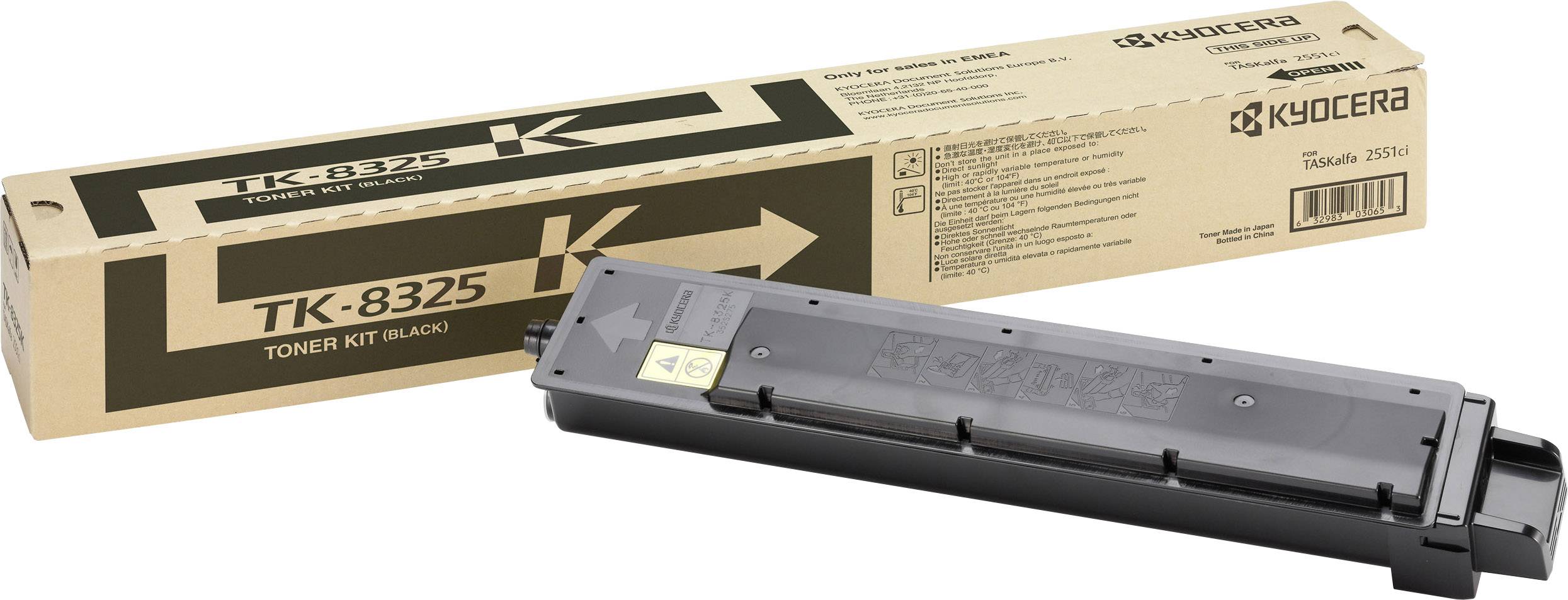 Kyocera Toner TK-8325 K Original Schwarz 18000 Seiten 1T02NP0NL0-0