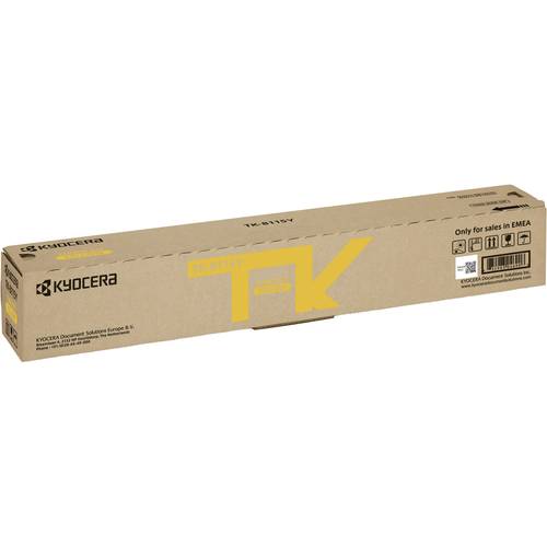 Kyocera Toner TK-8115 Y Original Gelb 6000 Seiten 1T02P3ANL0