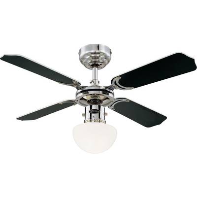 Deckenventilator Portland Ambiance Chrom mit Licht