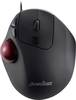Perixx PERIMICE-517 D Trackball USB Laser Schwarz 7 Tasten 400 dpi, 1000 dpi Ergonomisch, Integrierter Trackball