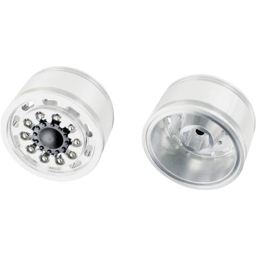 Carson Modellsport 1:14 LKW Felgen Aluminium Langloch Silber 2 St.