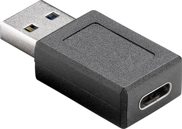 Goobay USB 3.2 Gen 1 (USB 3.0) Adapter [1x USB-A Stecker - 1x USB-C® Buchse] USB 3.0 SuperSpeed Adapter 0 mm beidseitig verwendbarer Stecker