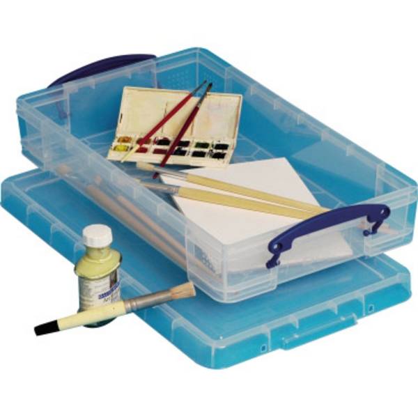 Aufbewahrungsbox 46,5x8,5x27cm 6l transparent