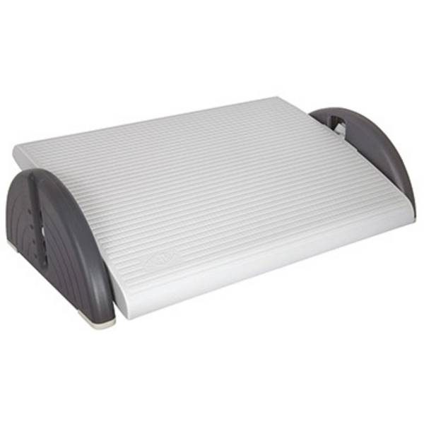 WEDO 2751037 Relax Plus  Fußstütze (B x H x T) 450 x 140 x 350 mm ergonomisch, höhenverstellbar, neigungsverstellbar Anthrazit, Lichtgrau