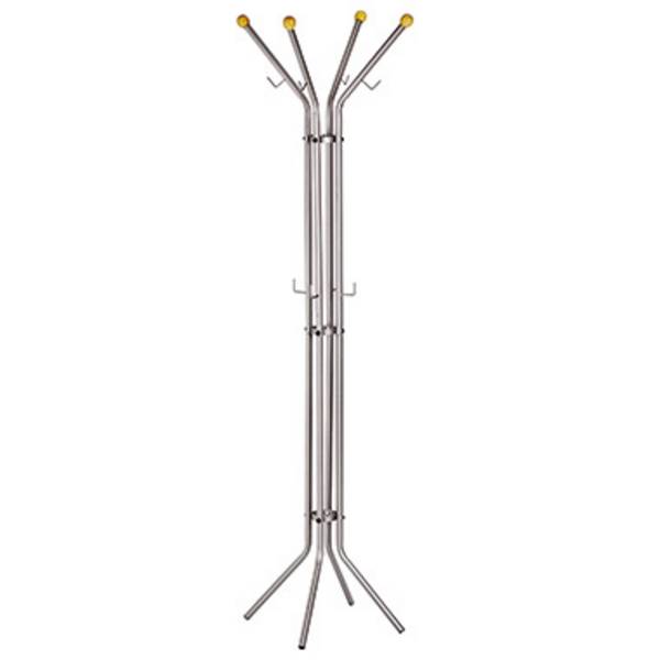 ALCO Garderobenständer 2800 2800 Anzahl der Haken: 8 (Ø x H) 52 cm x 180 cm Metall (pulverbeschichtet) Silber 1 St.