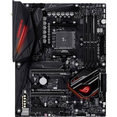 Asus ROG Crosshair VII Hero (WI-FI) Mainboard Sockel (PC) AMD® AM4 Formfaktor (Details) ATX Mainboard-Chipsatz AMD® X470-1