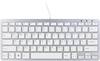 R-GO Tools RGOECQZW USB Tastatur Deutsch, QWERTZ Weiß Ergonomisch