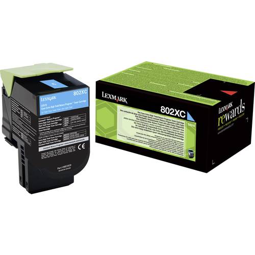 Lexmark Toner 802XC Original Cyan 4000 Seiten 80C2XC0