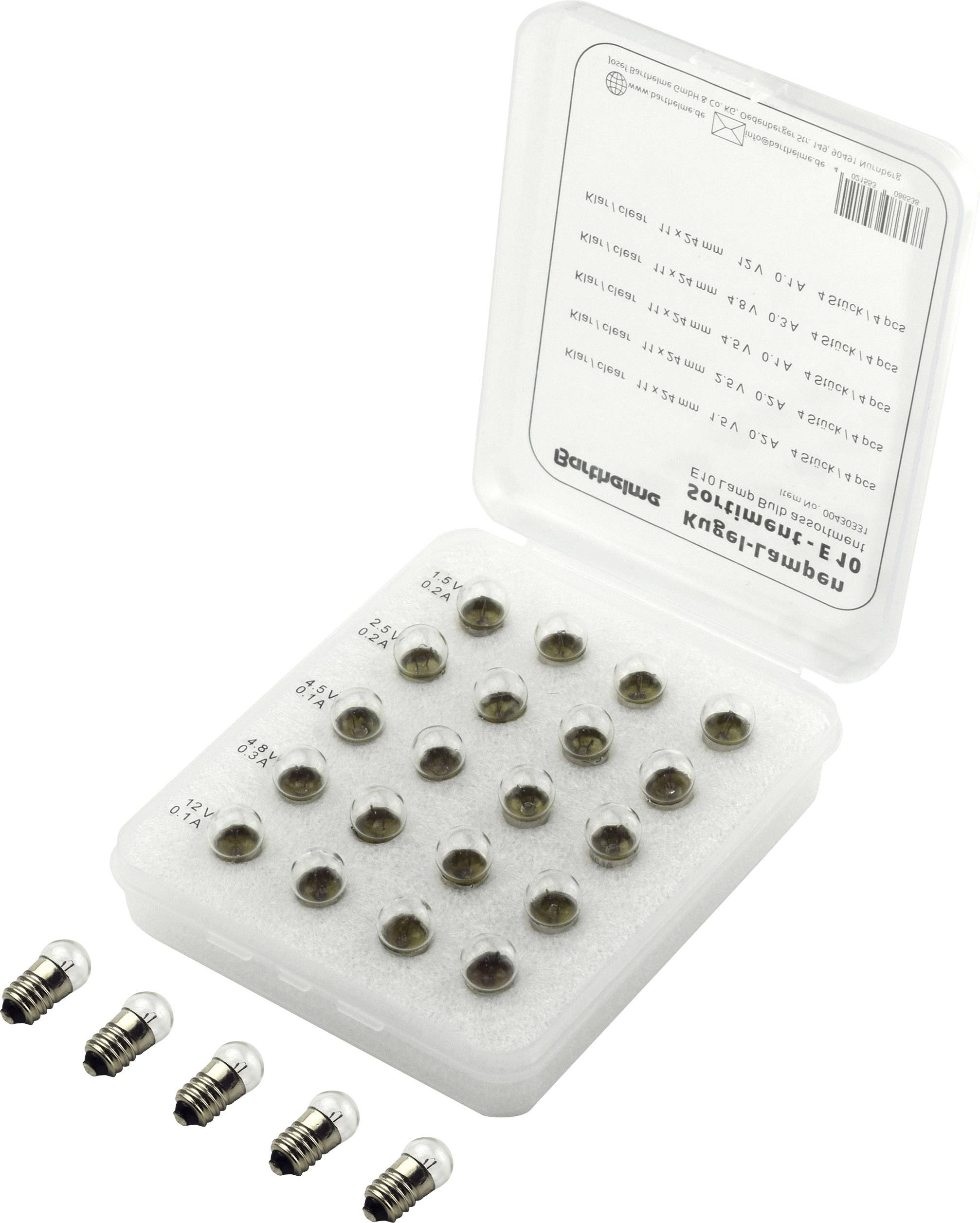 Barthelme 00430331 Skalenlampe 1.5 V, 2.5 V, 4.5 V, 4.8 V, 12 V Sockel E10 Klar 1 Set-0