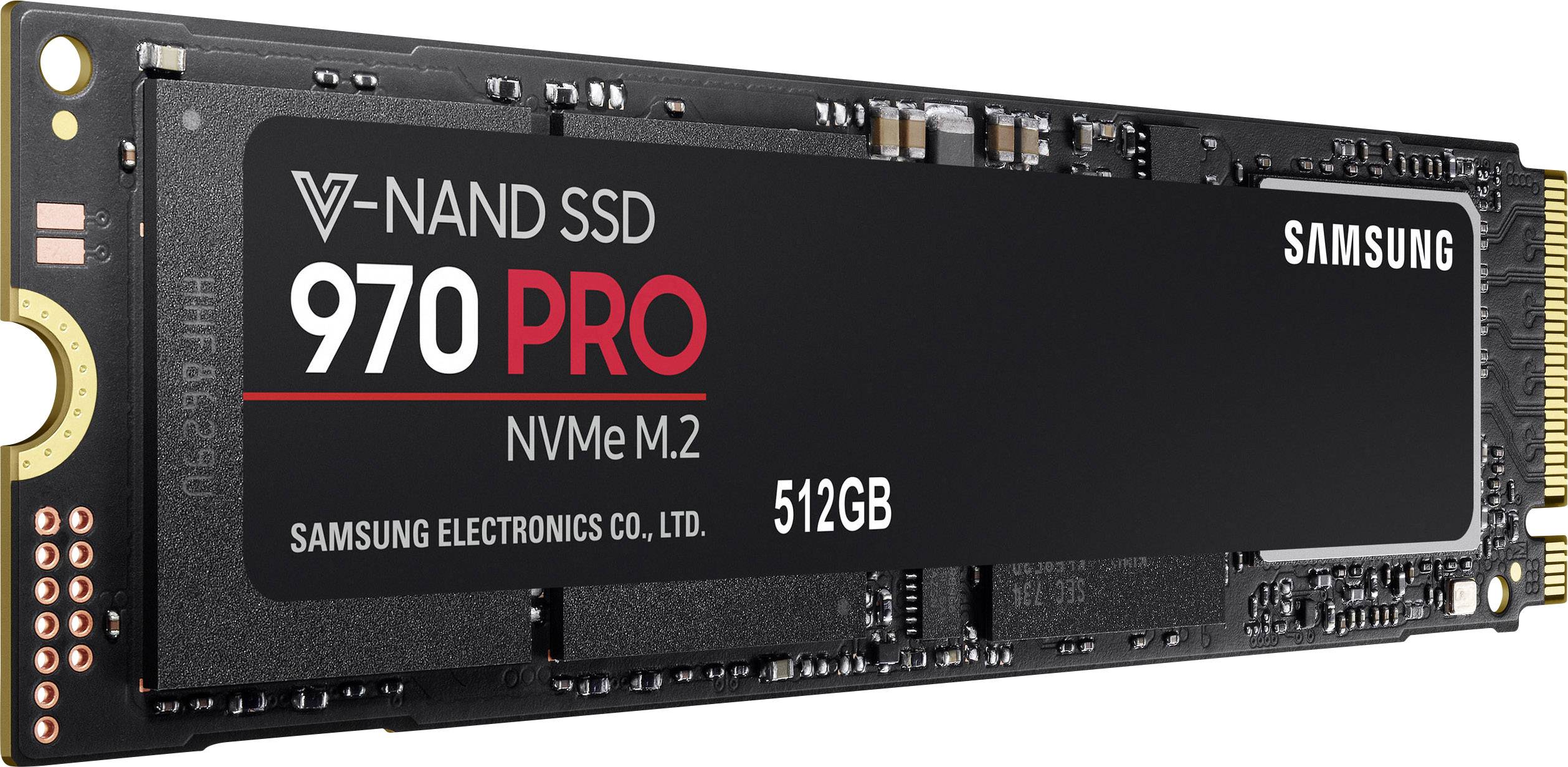 Samsung 970 PRO 512 GB Interne M.2 PCIe NVMe SSD 2280 M.2 NVMe PCIe 3.0 x4 Retail MZ-V7P512BW-3
