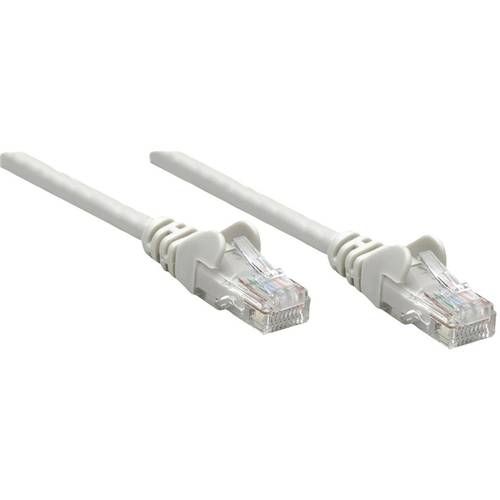 Thumbnail - Intellinet 737302 RJ45 Netzwerkkabel, Patchkabel CAT 5e U/UTP 0.25 m Grau 1 St.
