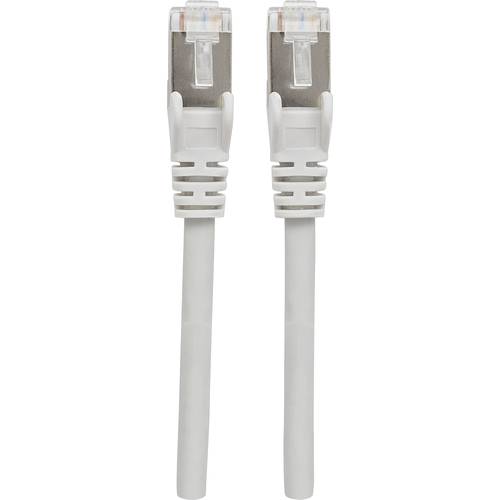 Intellinet 737067 RJ45 Netzwerkkabel, Patchkabel CAT 6a S/FTP 20.00 m Grau Folienschirm, Geflechtschirm, Halogenfrei 1 S...