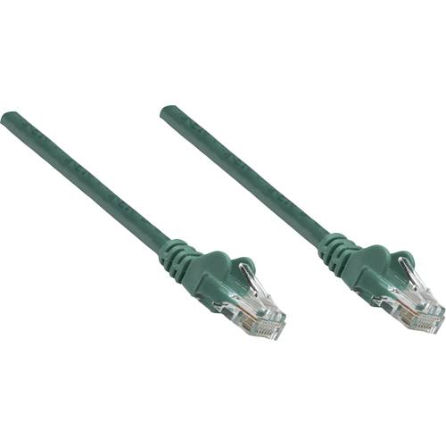 Thumbnail - Intellinet 338417 RJ45 Netzwerkkabel, Patchkabel CAT 5e U/UTP 1.50 m Grün 1 St.