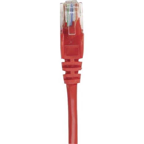 Intellinet 739863 RJ45 Netzwerkkabel, Patchkabel CAT 6 S/FTP 1.50 m Rot Folienschirm, Geflechtschirm, Halogenfrei 1 St.