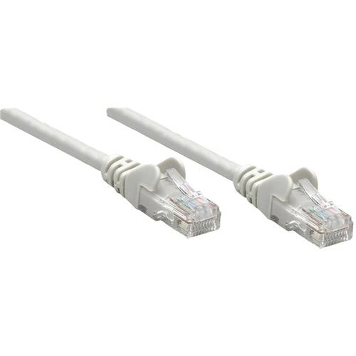 Intellinet 737289 RJ45 Netzwerkkabel, Patchkabel CAT 6 S/FTP 50.00 m Grau Folienschirm, Geflechtschirm, Halogenfrei 1 St...