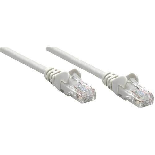 Intellinet 739900 RJ45 Netzwerkkabel, Patchkabel CAT 6 U/UTP 0.25 m Grau 1 St.