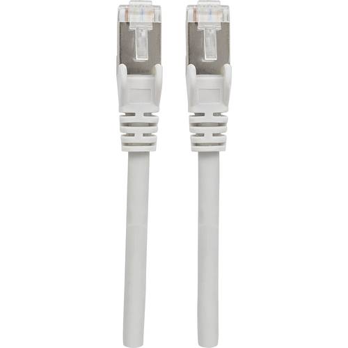 Intellinet 317320 RJ45 Netzwerkkabel, Patchkabel CAT 6a S/FTP 15.00 m Grau Folienschirm, Geflechtschirm, Halogenfrei 1 S...