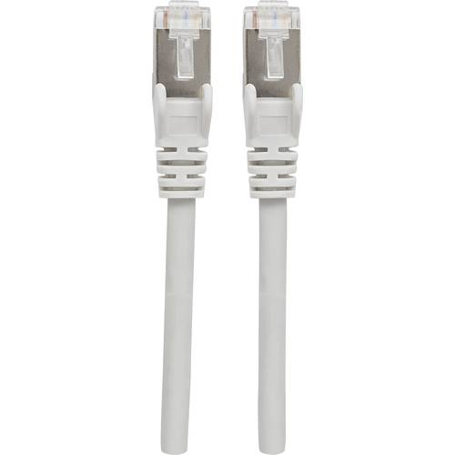 Intellinet 317177 RJ45 Netzwerkkabel, Patchkabel CAT 6a S/FTP 7.50 m Grau Folienschirm, Geflechtschirm, Halogenfrei 1 St...