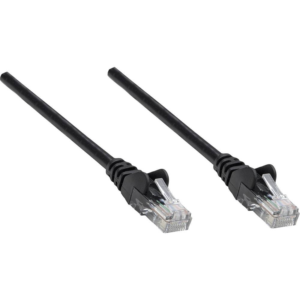 Intellinet 739795 0.25m Cat6 S-FTP (S-STP) Zwart netwerkkabel