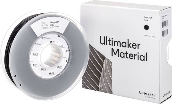 UltiMaker Filament Tough Tough PLA schlagfest 2.85 mm Schwarz 750 g