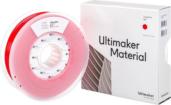 UltiMaker Filament Tough Tough PLA schlagfest 2.85 mm Rot 750 g