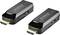 Zwei schwarze HDMI-Wireless-Transmitter mit "speaKa PROFESSIONAL"-Logo; verwenden zur kabellosen Übertragung von Videosignalen.
