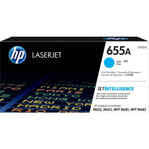 HP Toner 655A Original Cyan 10500 Seiten CF451A