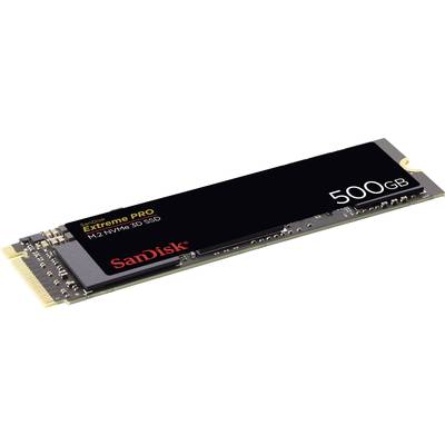 SanDisk Extreme PRO® 3D 500 GB Interne M.2 PCIe NVMe SSD 2280 M.2 NVMe PCIe 3.0 x4 Retail SDSSDXPM2-500G-G25