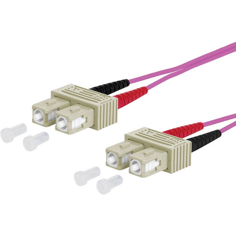 Metz Connect 151S1EOEO10E Glasvezel Aansluitkabel [2x SC-stekker 2x SC-stekker] 50-125 µ Multimode O