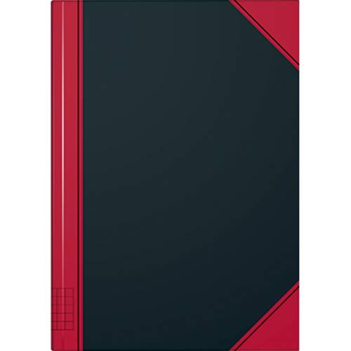König & Ebhardt Kladde 865524301 Notizbuch kariert Schwarz-Rot Anzahl der Blätter: 96 DIN A5