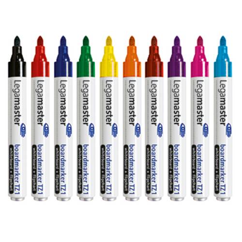 Thumbnail - Legamaster boardmarker TZ 1 7-110099 Whiteboardmarker Blau, Braun, Grün, Rot, Schwarz, Orange, Violett, Rosa, Hellblau 1...
