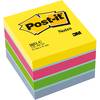 Post-it Haftnotizwürfel 2051-U 51 mm x 40 mm Ultrablau, Ultragelb, Ultragrün, Ultrapink 400 Blatt