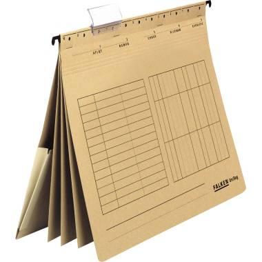 Hängehefter UniReg A4 kaufm. Heftung 230g Karton braun - Artikel: 122032370-0