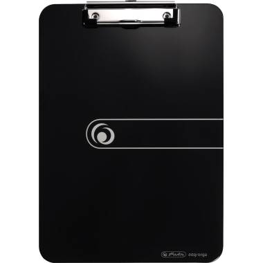 Herlitz Klemmbrett 11205663 Opak Schwarz (B x H x T) 225 x 315 x 1.3 mm