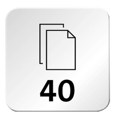Symbolbild für NOVUS DAHLE - Novus B 240 - Locher - 40 Blätter - Kunststoff, Metall