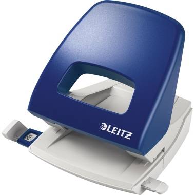 Leitz 50050035 Bürolocher New NeXXt Blau max. Einstellformat: DIN A4, Folio 25 Bl. (80 g/m²)-0