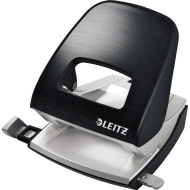 Leitz 50060094 Bürolocher New NeXXt Schwarz max. Einstellformat: DIN A4, Folio 30 Bl. (80 g/m²)-0