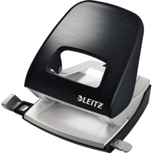 Leitz 50060094 Bürolocher New NeXXt Schwarz max. Einstellformat: DIN A4, Folio 30 Bl. (80 g/m²)