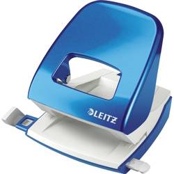 Image of Leitz 50082036 Bürolocher New NeXXt WOW Blau (metallic) max. Einstellformat: DIN A4 30 Bl. (80 g/m²)