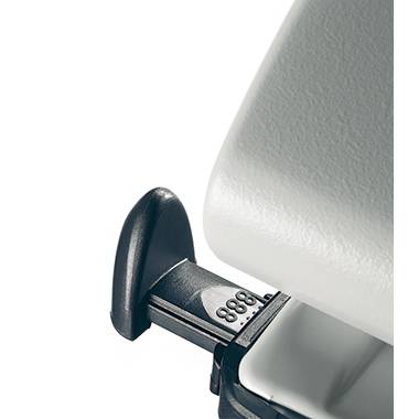 Leitz 50120085 Doppellocher Grau max. Einstellformat: DIN A4 25 Bl. (80 g/m²)-1