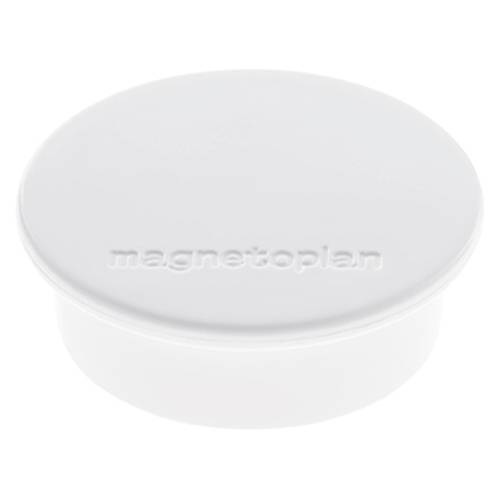 magnetoplan Magnet Discofix Color (Ø x H) 40 mm x 13 mm rund Weiß 10 St. 1662000
