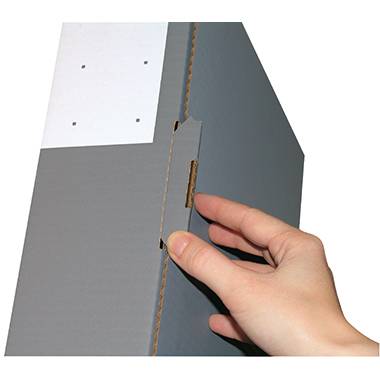 Versandkarton 32,2x28,8x5cm Karton grau-3