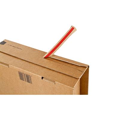 Versandkarton POST-BOX 33x12x29cm braun - Artikel: 161740970-4
