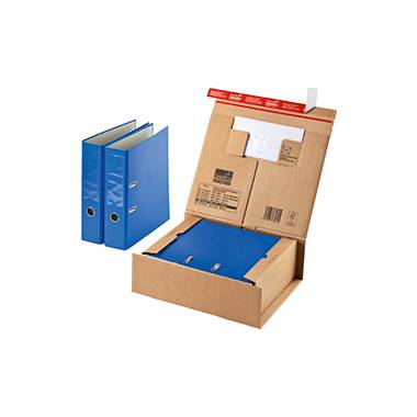 Versandkarton POST-BOX 33x12x29cm braun - Artikel: 161740970-5