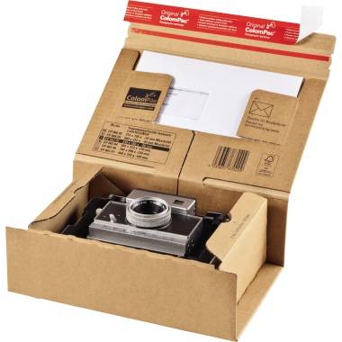 Versandkarton POST-BOX 33x12x29cm braun - Artikel: 161740970-0